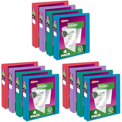 Avery Durable View 3 Ring Bind... Home Organization (Pack of 3)