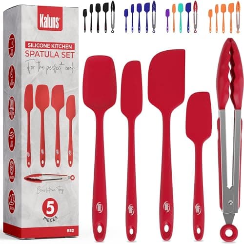 Kaluns 5-Piece Silicone Spatula Set for $8 + free shipping w/ Prime