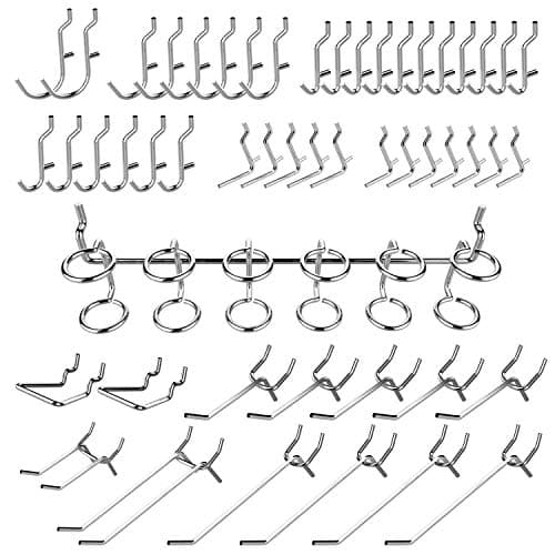 $10.49 | 50 Piece Hiltex 53106 Pegboard Hook Assortment Set at Amazon