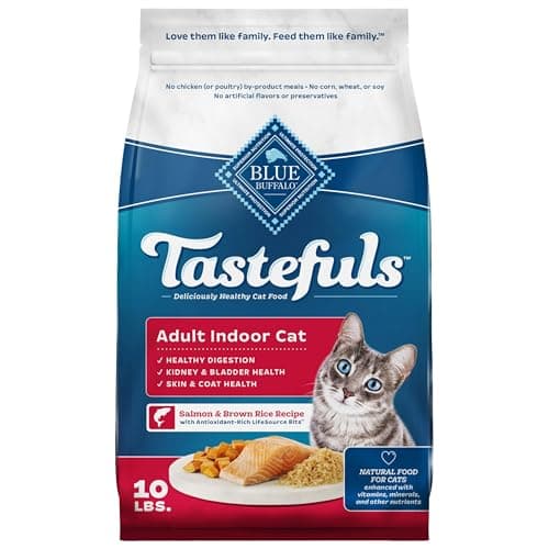 Blue Buffalo Tastefuls Indoor ..., Salmon & Brown Rice 10lb Bag