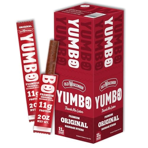 YUMBO Original Summer Sausage ... oz Meat Sticks, 20 Count Pack