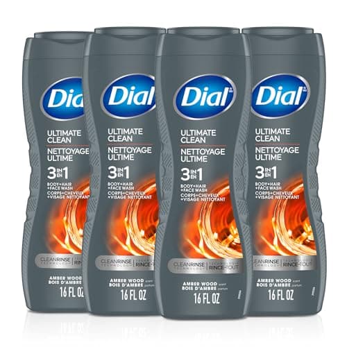 Dial Men 3 in 1 Body, Hair and...in with Clean Rinse Technology