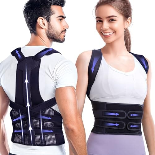 Kepwaa Posture Corrector for W...k, Lumbar, Neck, Shoulder Pain