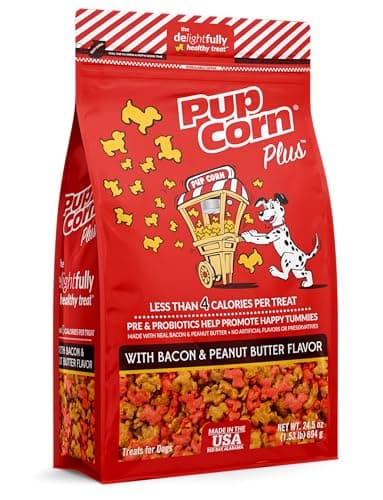 Pup Corn Plus - Puffed Dog Tre...ut Butter (24oz) - Made in USA