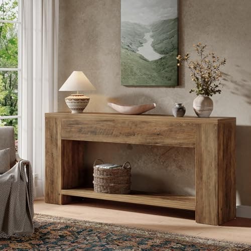 Tribesigns 70.9-Inch Console T...Entrance, Foyer (Rustic Brown)