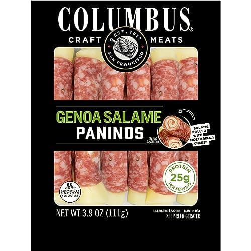 COLUMBUS Salami Deli Meat Pani...tems, Gluten Free, 3.9 Oz Pack