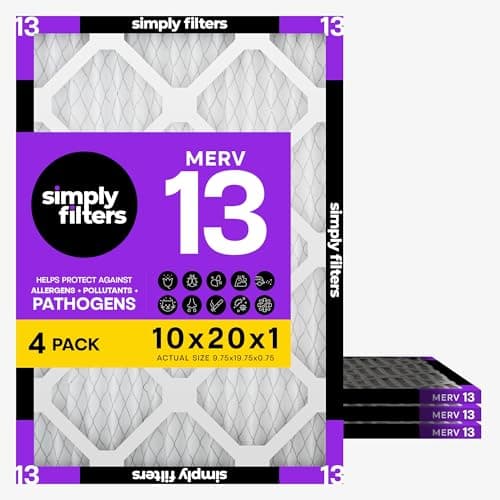 Simply 10x20x1 Air Filter, Mer...) DUST, Pet, & Allergy Control
