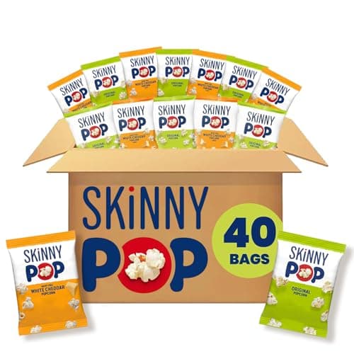 SkinnyPop Popcorn 40-Count Variety Pack Only $13 Shipped on Amazon (33¢ Per Bag)