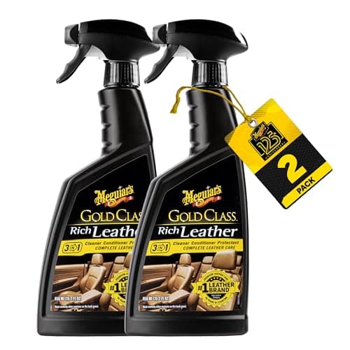 Meguiar's Leather Cleaner and ...ather's Natural Feel and Shine