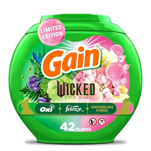 FOUR Gain Flings 42-Counts UNDER $22 Shipped on After Cash Back on Amazon