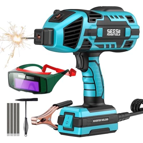 Seesii FA209 110V 120A Portable Handheld Welder Set with Welding Goggles $47.98