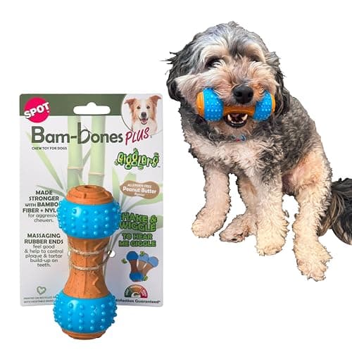SPOT Bam-Bones Plus Gigglers D..., Peanut Butter Flavor, 5.5 in