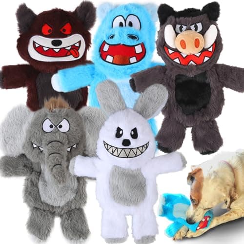 5-Pack Bzonsmart Squeaky Dog Plush Chew Toys $9.98 + Free Shipping w/ Prime or on $35+