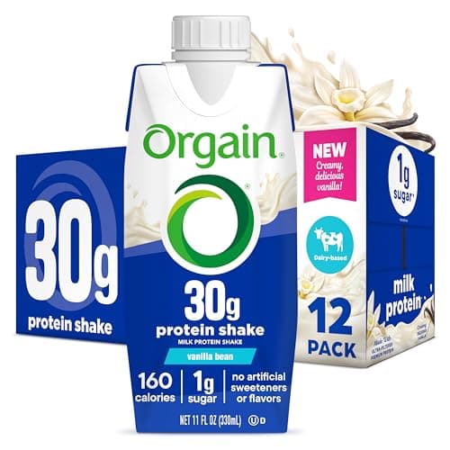 Select Accounts: 12-Pk 11-Oz Orgain 30g High Protein Shake (Vanilla) $13.50 & More w/ S&S