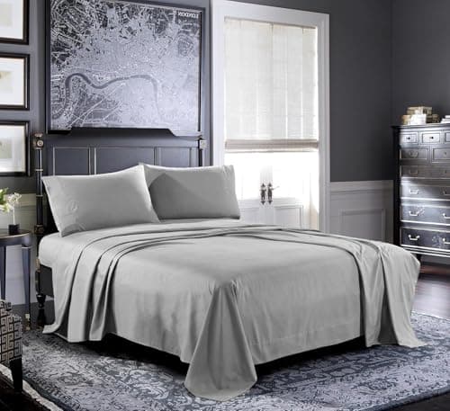 Pure Bedding Bed Sheets - Full...heet, Flat Sheet, Pillow Cases