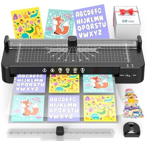 Prime: 13" Kejector Laminator Machine w/ 50-Count Laminating Sheets & Corner Rounder (2 colors) $22.79 + Free Shipping