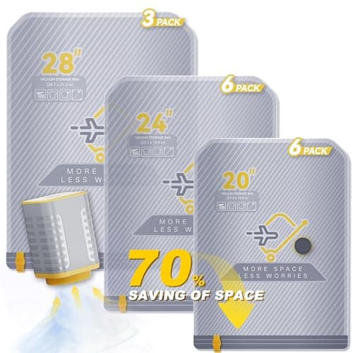 Vacuum Storage Bags 15-Pack Only $19.99 Shipped on Amazon