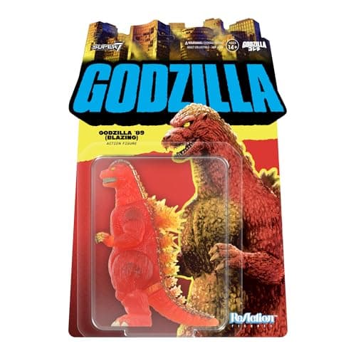 Prime Members: 3.75" Super7 Toho Reaction Figures Wave: Godzilla Action Figure (1989, Blazing) $11.58 + Free Shipping