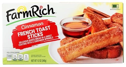 RICH PRODUCTS Farm Cinnamon Fr...Toast Sticks, 7.81 lb (frozen)