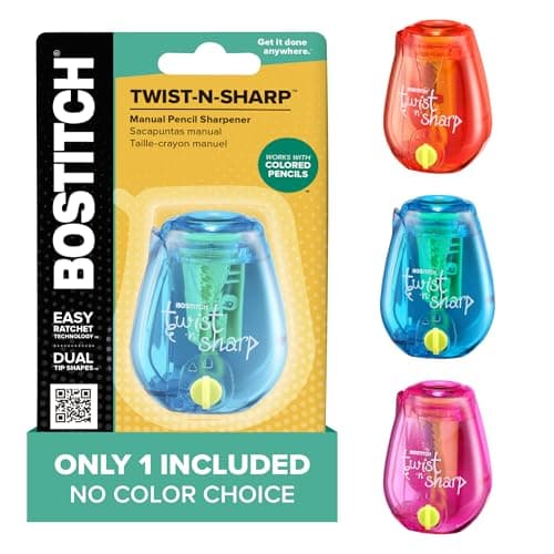 Bostitch Twist-n-Sharp Manual Pencil Sharpener $2.37 w/ S&S + Free Shipping w/ Prime or on $35+