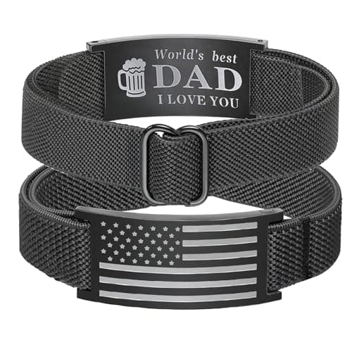 World's Best Dad Stainless Steel Bracelet for $5 + free shipping w/ Prime