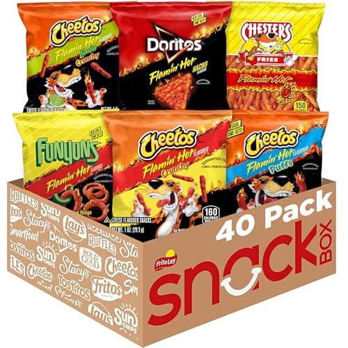 Frito-Lay Flamin' Hot Mix 6-Flavor Variety Pack (40-Count) for $15 w/ Prime + free shipping w/ Prime