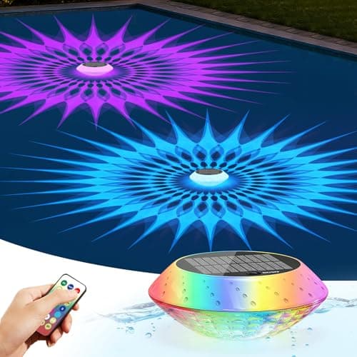 Solar Powered Floating Pool Light for $19 + free shipping w/ Prime