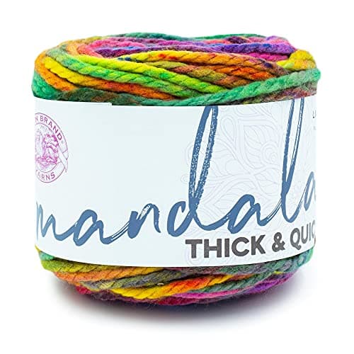 Lion Brand Yarn, Mandala Thick...uick Bulky Yarn, Swirl, 1 Cake