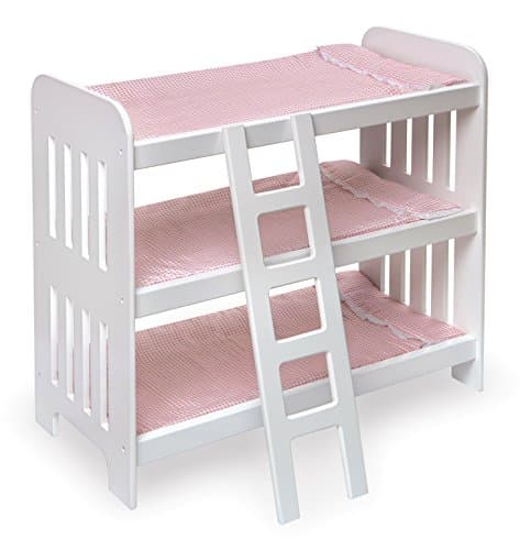 Badger Basket Triple Doll Bunk...esign with Personalization Kit