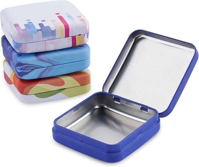 [NEW] $2.35 | ZEISS Lens Cleaning Accessory Tin Box Containers with Hinge Lids, Pack of 4 at Amazon