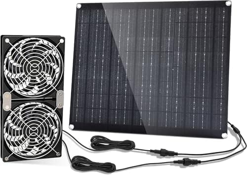 30W Solar Panel Fan Kit with Dual Waterproof Fans  for $25 + free shipping