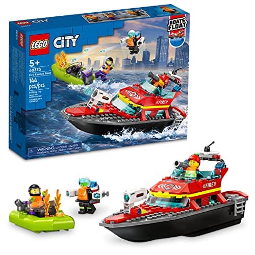 144-Piece LEGO City Fire Rescue Floatable Boat Building Set $23.99 + Free Shipping w/ Prime or on $35+