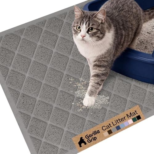 Gorilla Grip 24" x 17" Cat Litter Box Mat for $10 + free shipping w/ Prime