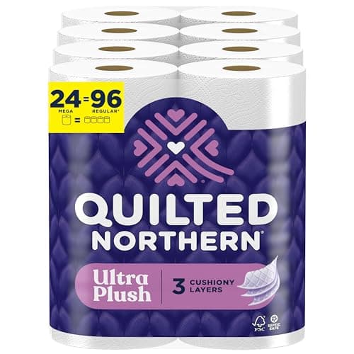 Quilted Northern Toilet Paper Mega Rolls 24-Pack Just $18 Shipped for Amazon Prime Members