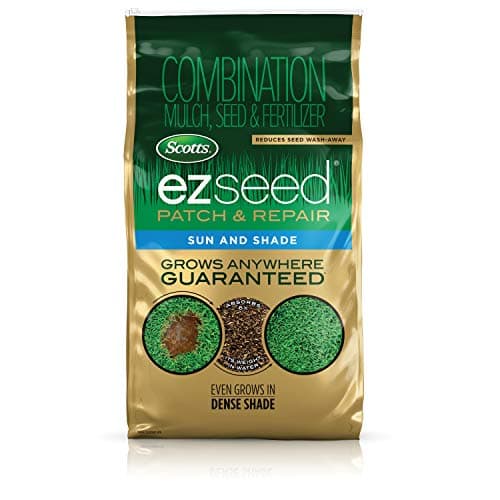 $19.99 | 10-Lbs Scotts EZ Seed Patch & Repair for Sun and Shade Combination Mulch, Sun and Shade Grass Seed and Fertilizer at Amazon