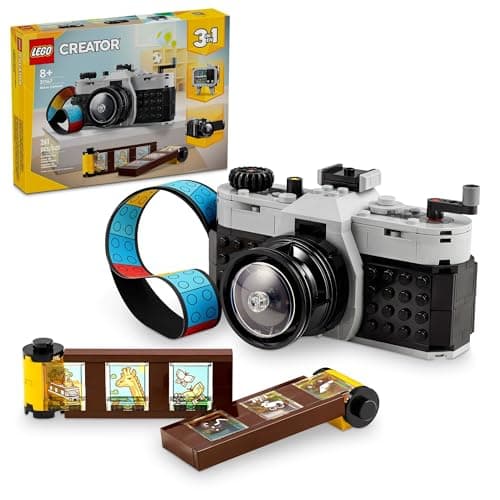 261-Pc LEGO Creator: 3 in 1 Retro Camera Building Set $16