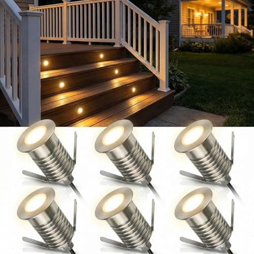 Malory Low Voltage Deck Light 6-Pack for $30 w/ Prime + free shipping
