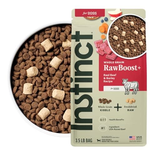 Instinct RawBoost, Natural Dry...eal Beef & Barley, 3.5 lb. Bag