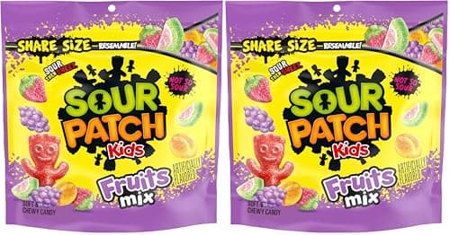 2-Pack 11.03-Ounce Sour Patch Kids Fruits Mix Soft & Chewy Candy $4  w/ S&S + Free Shipping w/ Prime or on $35+