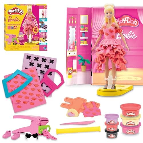 Play-Doh Barbie Designer Fashi...afts for Girls & Boys, Ages 5+