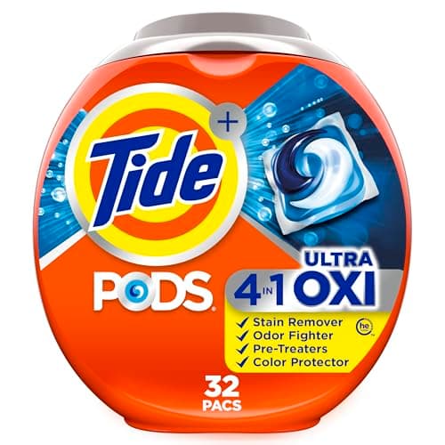 Tide, 4-n-1 Ultra Oxi Pods Lau...e-Treater for Stains, 32 Count