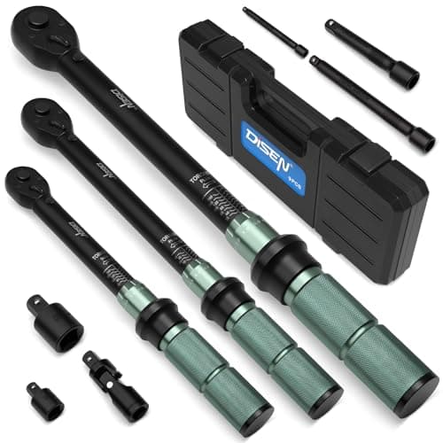 Disen 9-Piece Click Torque Wrench Set for $55 + free shipping