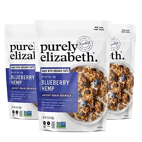 [SnS, AC] $11.79* | 3-Pack 12-Oz Purely Elizabeth Gluten-Free Organic Grain Granola (Blueberry Hemp) at Amazon