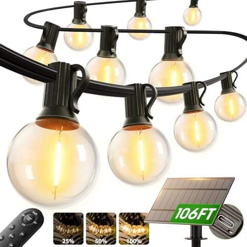 addlon 100' Outdoor Solar String Lights w/ Remote $24.40