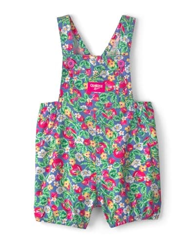 OshKosh B'gosh Girl World's Best Overalls, Multi, 3T