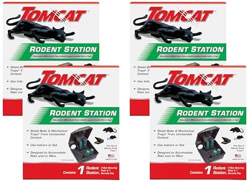 Tomcat Rodent Station, Include...ndoors or Outdoors (Pack of 4)