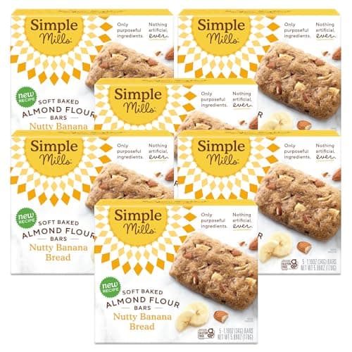 Simple Mills Soft-Baked Nutty ...ead Almond Flour Bars, 6 Count
