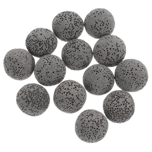 WRITWAA Essential Oil Diffuser Stones Portable 54pcs Black Volcanic Rock Lava Rocks Fragrance Diffuser for Aromatherapy and Relaxation for Travel and Bedroom