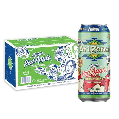 AriZona x Fallout Red Apple Gr...f 12) - 190mg Caffeine per Can