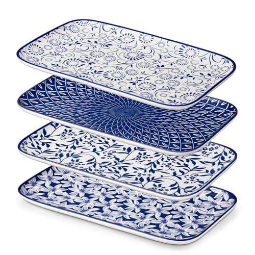 4-Pack 12" vancasso Ceramic Party Trays and Platters Serving Food $23.03 + Free Shipping w/ Prime or on $35+